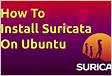 ﻿Install and Setup Suricata on Ubuntu 18.04